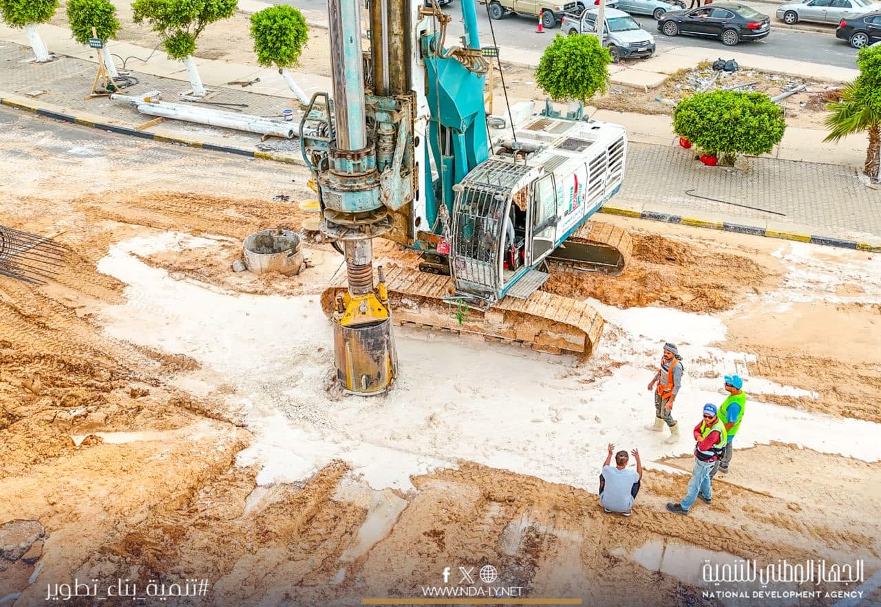 الجهاز الوطني للتنمية:إنشاء أول جسر مروري بوسط سرت المدينة المسمى (جسر شهداء 6/6)