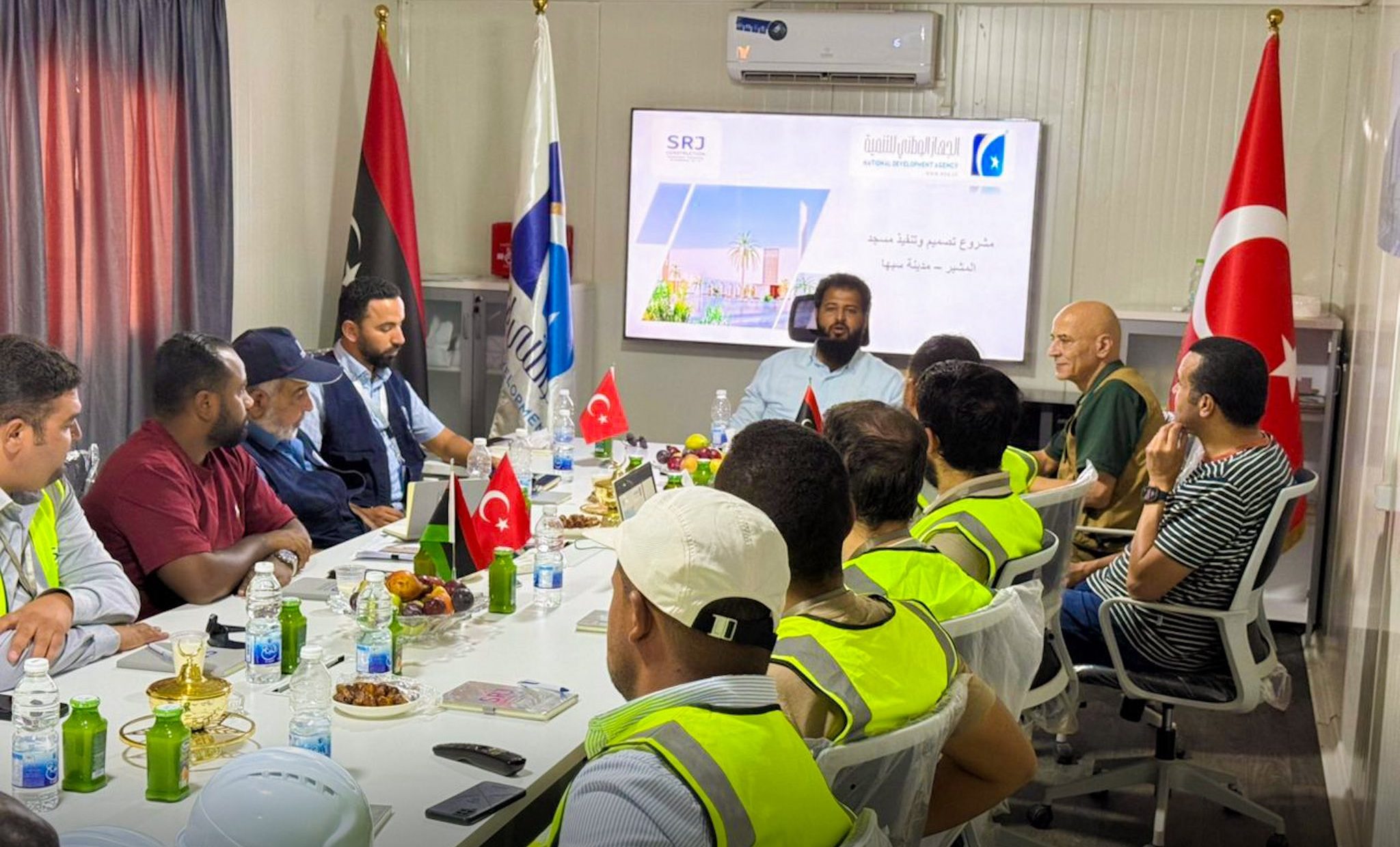 الجهاز الوطني للتنمية يتابع تنفيذ المشاريع الاستراتيجية في مدينة سبها